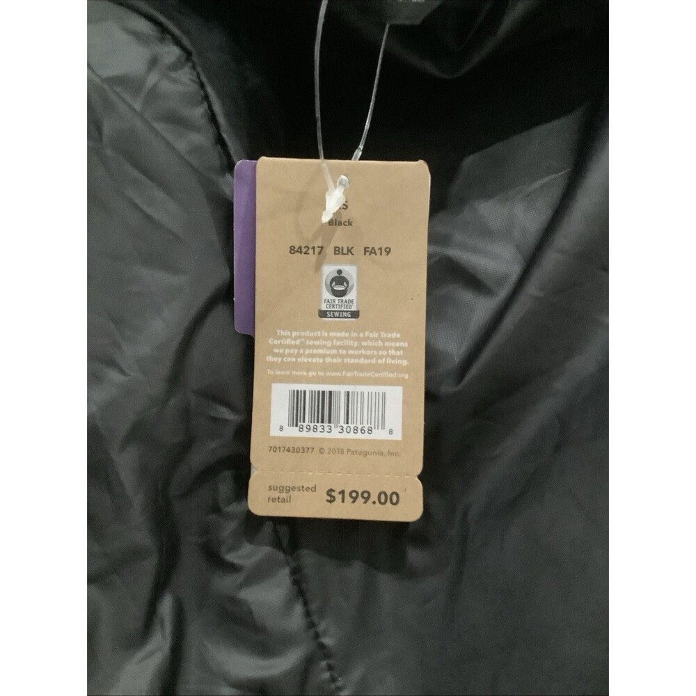 Patagonia  Nano Puff Hoodie   BLACK SZ XS NWT - Picture 4 of 9
